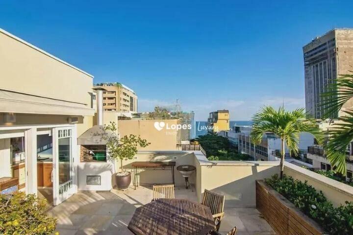 Cobertura Duplex com Piscina e Vista Mar no Leblon