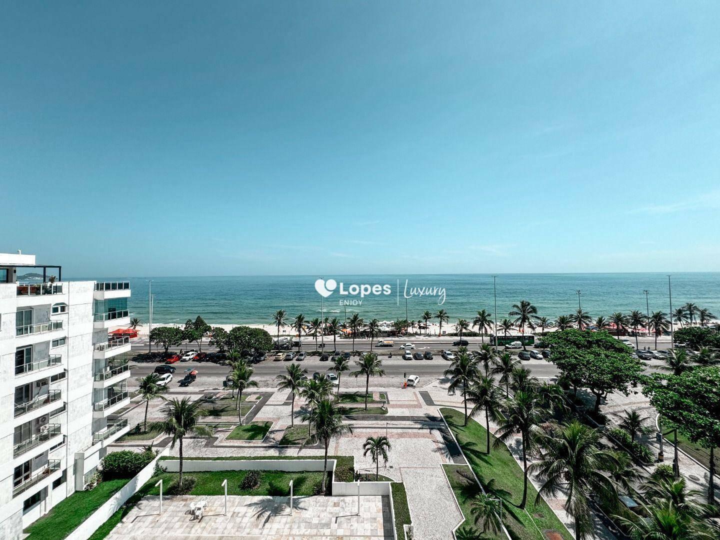 Lopes Enjoy Barra Vende Cobertura 4 suítes, FRONTAL MAR, 271 m², 2 vagas, Posto 5 - BETON.