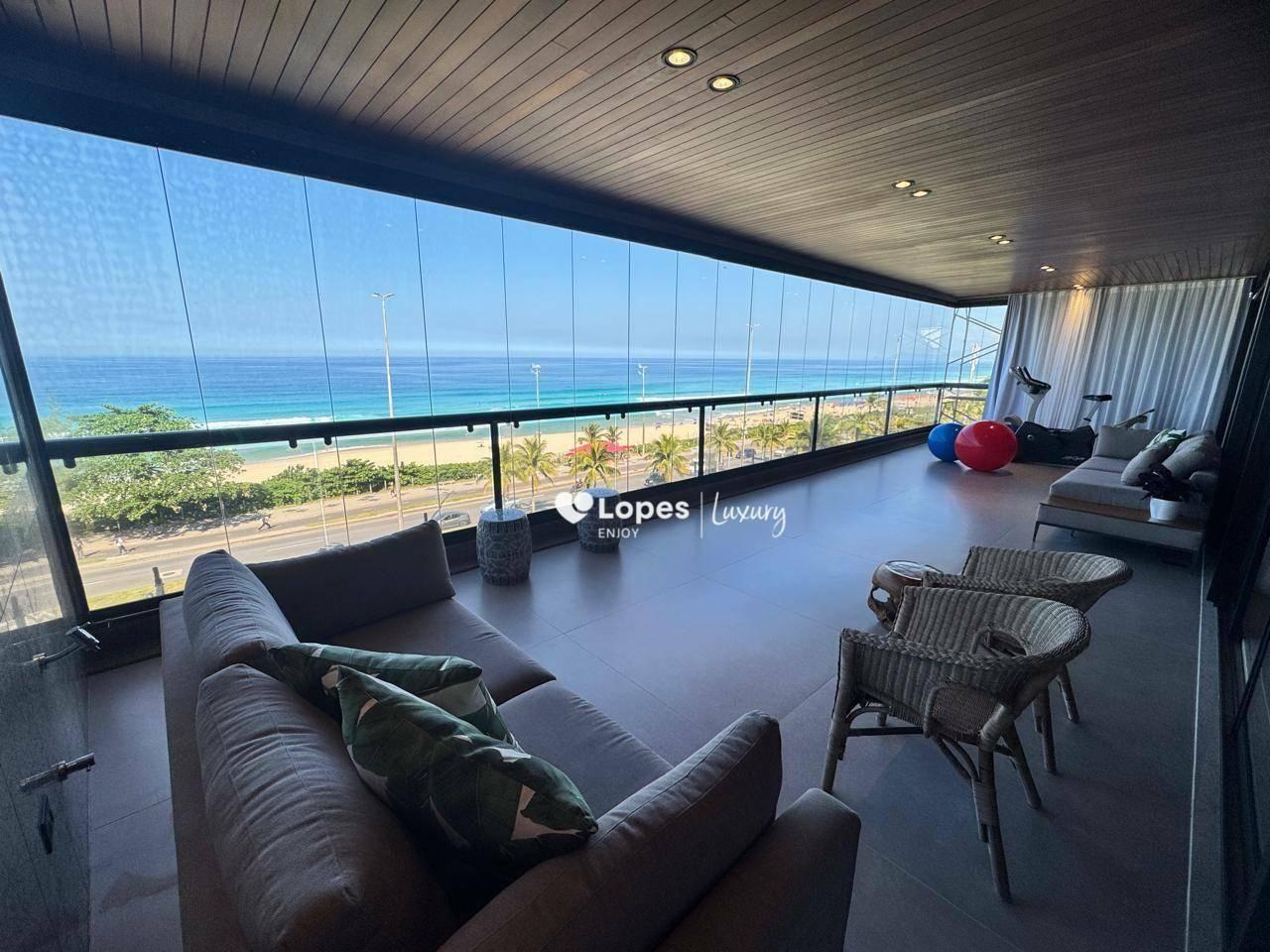 Apartamento Frontal Mar Reformado com 4 suites à venda, 347 m² por R$ 8.100.000 - Barra da Tijuca - Rio de Janeiro/RJ